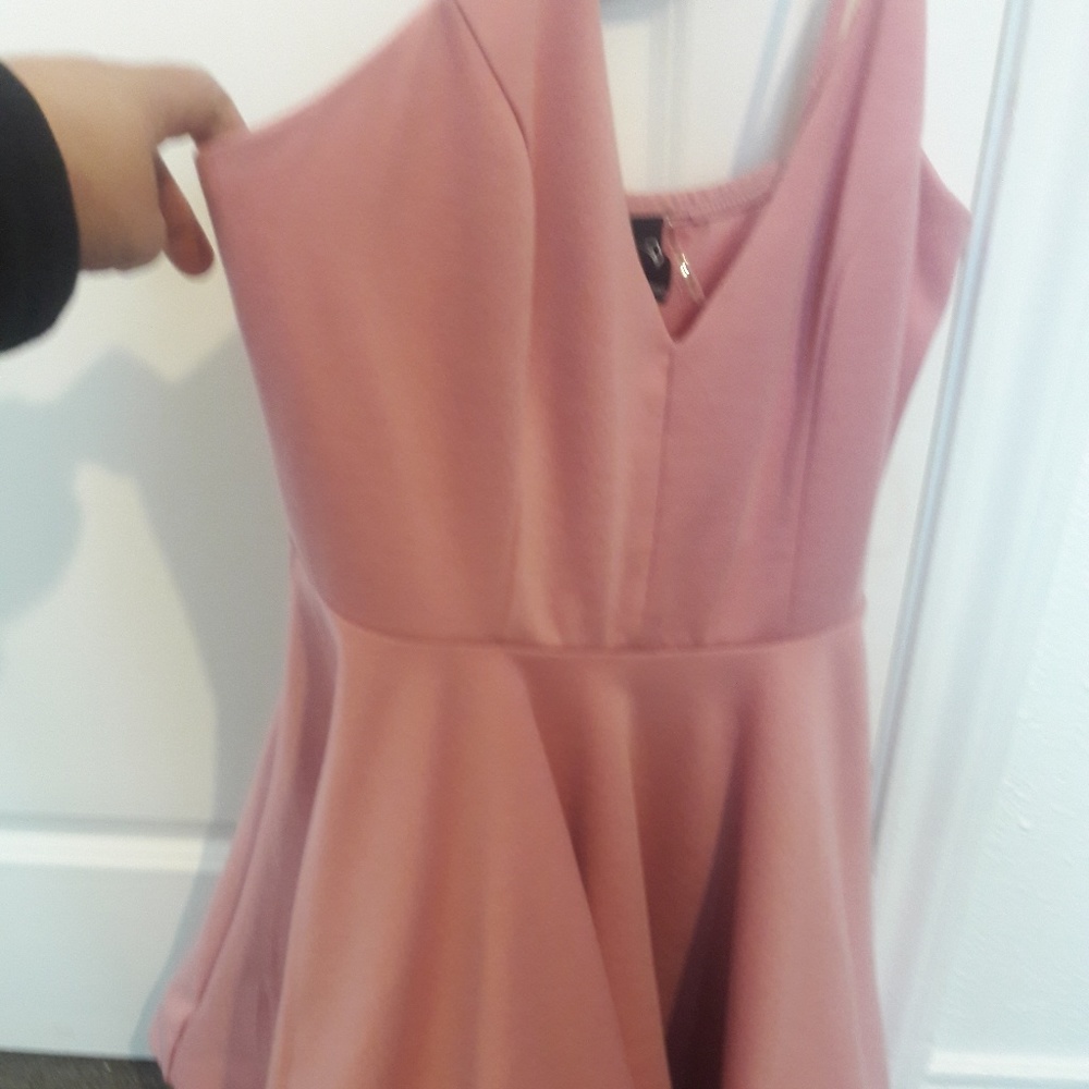 Pastel pink dress